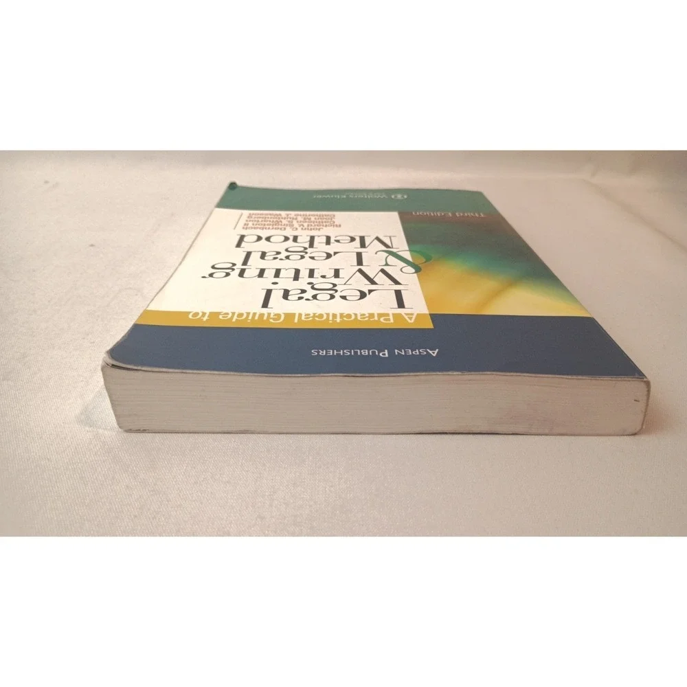 A Practical Guide to Legal Writing and Legal Method 3rd Edition Aspen Coursebook